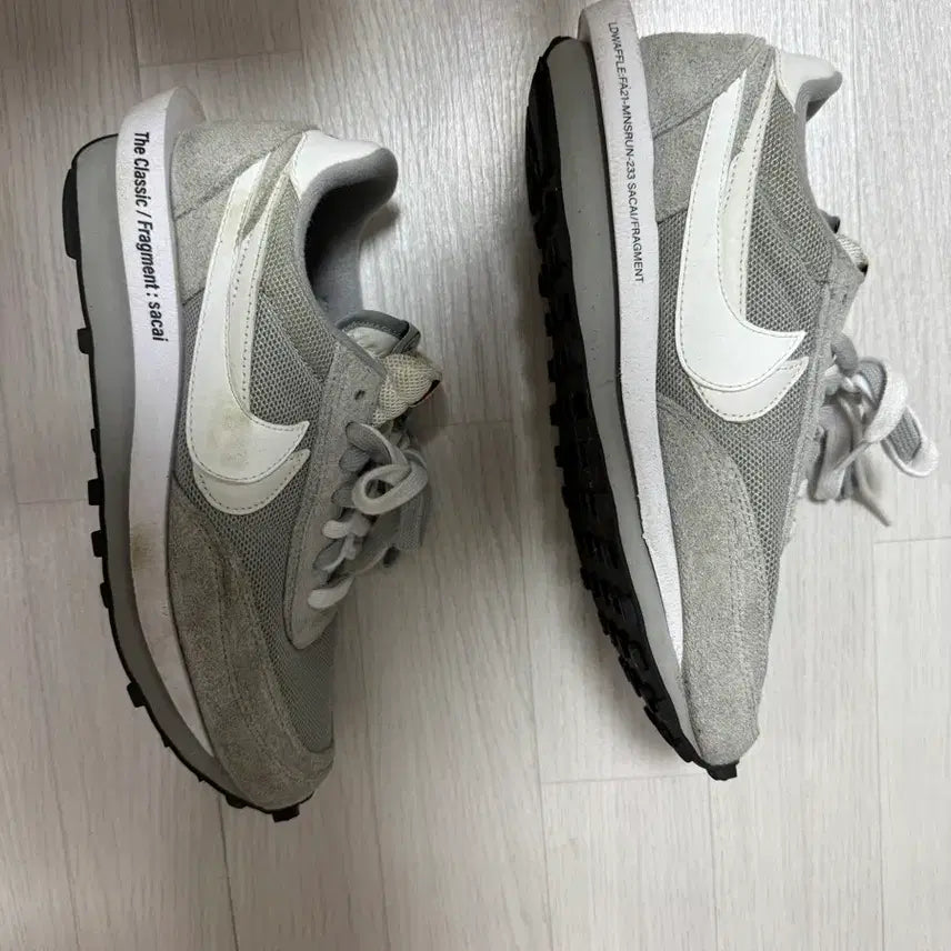 [BUNJANG] Nike x Sacai x Fragment LDWaffle 'Wolf Grey' / 나이키 사카이 프라그먼트 275
