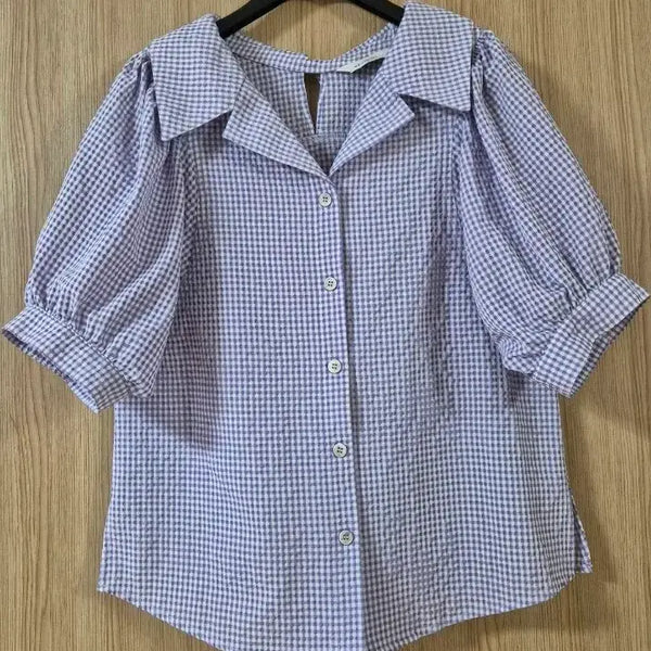[BUNJANG] JJ JIGOTT Sheer Cotton Blouse Size 66 / JJ지고트 시어커서 블라우스 66