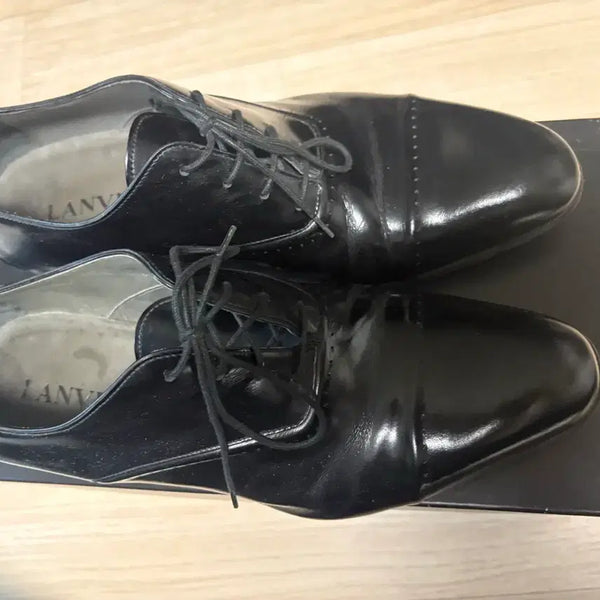 [BUNJANG] Lanvin Derby Shoes Black / 랑방 더비 구두 6.5