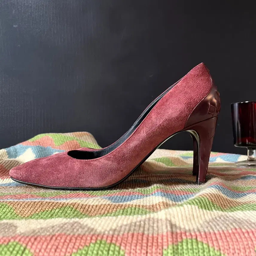 [BUNJANG] Bottega Veneta Intrecciato Suede Pumps / IT37.5) Bottega Veneta 인트레치아토 스웨이드 펌프스 (Made in Italy)