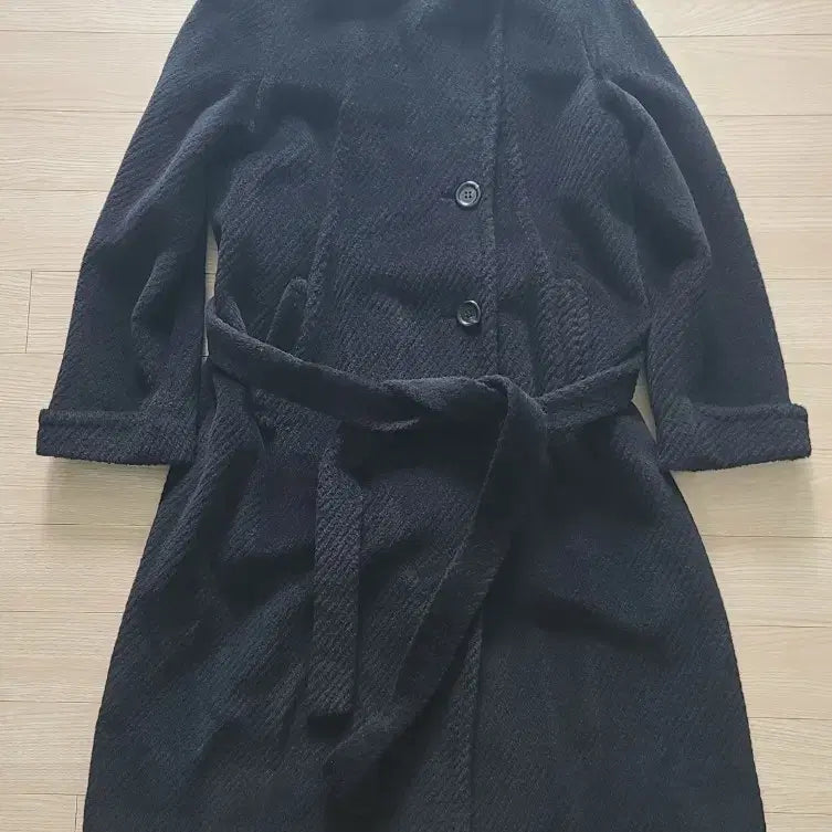 [BUNJANG] Yohanex Women's Wool Blend Alpaca Coat Black Size 88 / 요하넥스 여성용 울혼방 알파카코트 88 99 100 103 105