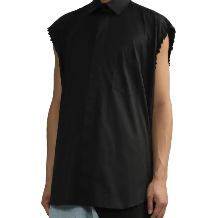 [BUNJANG] VETEMENTS Cut-Out Sleeveless Shirt / [M]베트멍 컷아웃 슬리브리스 셔츠