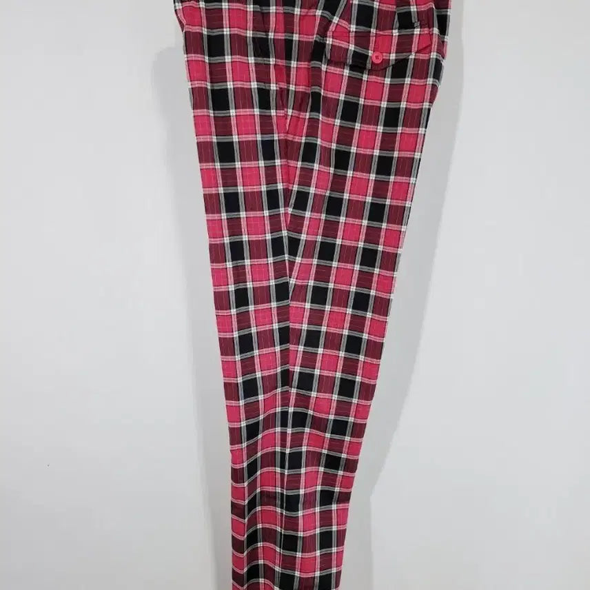[BUNJANG] High-End Titanium Check Pattern Golf Pants / 티타늄 골프 고급 체크팬턴 바지