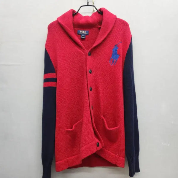 [BUNJANG] Polo Ralph Lauren Big Pony Embroidered Cardigan S / 폴로랄프로렌 빅포니 자수 가디건 S