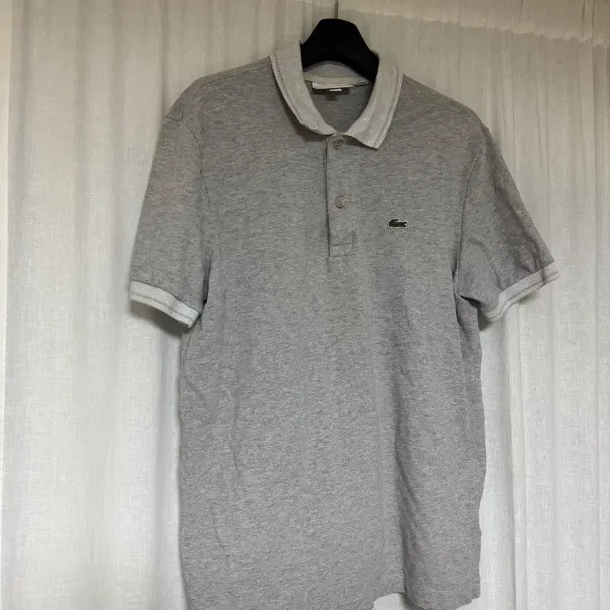 [BUNJANG] Lacoste Genuine Polo T-Shirt - Grey (M) / [정품] 라코스테 카라티 그레이 m(정가 89900)