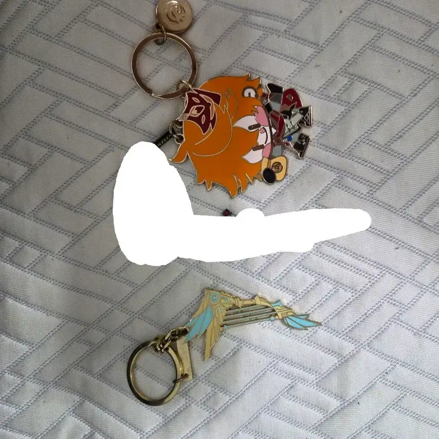 [BUNJANG] Genshin Impact Tartaglia & Skyward Wing Keychain Set / 원신 열쇠고리 2종 타르탈리아 천공의 날개