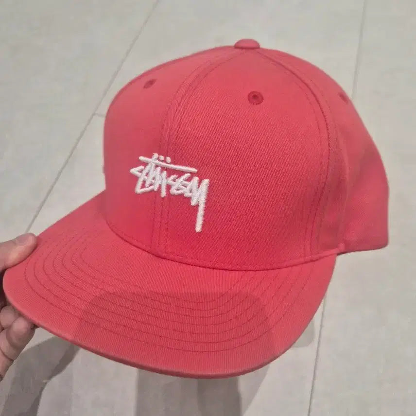 [BUNJANG] Stussy Cotton Ball Cap Pink / 스투시 볼캡 핑크
