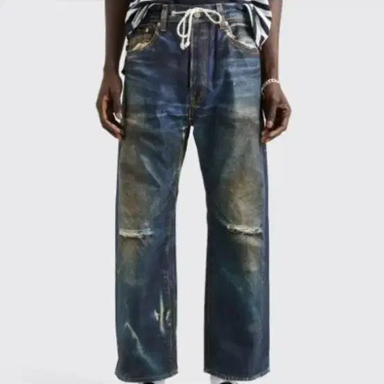 [BUNJANG] Junya Watanabe MAN x BEVERLY GIN x Levi's 23S/S Vintage 551ZXX Printed Pants / 준야와타나베 x 베르베르진 x 리바이스