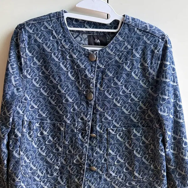 [BUNJANG] C&A Pattern Denim Jacket / C&A 패턴 청자켓 m (55)