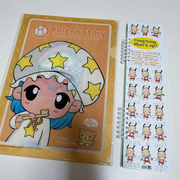 [BUNJANG] MR.K Kongkongi Valentine Ballpoint Pen Set / 미스터케이 콩콩이 발렌 엠알케이 한국고전 고전문구