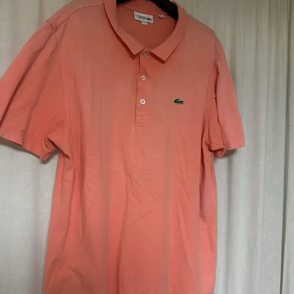 [BUNJANG] Lacoste Coral Short-Sleeve Polo Shirt XL / [정품] 라코스테 카라티 XL 코랄(정가 119000)