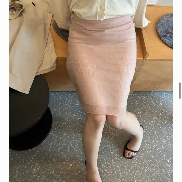[BUNJANG] Nude Classic Skirt / 누드클래식 치마