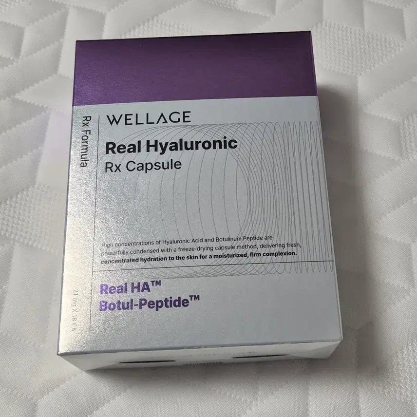 [BUNJANG] Vellurge Real Hyaluronic Rx Capsule Season 4 (18 count) / 웰라쥬 리얼 히알루로닉 Rx 캡슐 시즌4