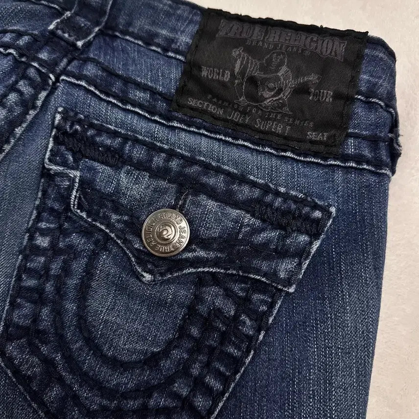 [BUNJANG] True Religion USA Joey Super T Bootcut Denim Jeans / (24)트루릴리젼 USA 조이 슈퍼T 부츠컷 데님