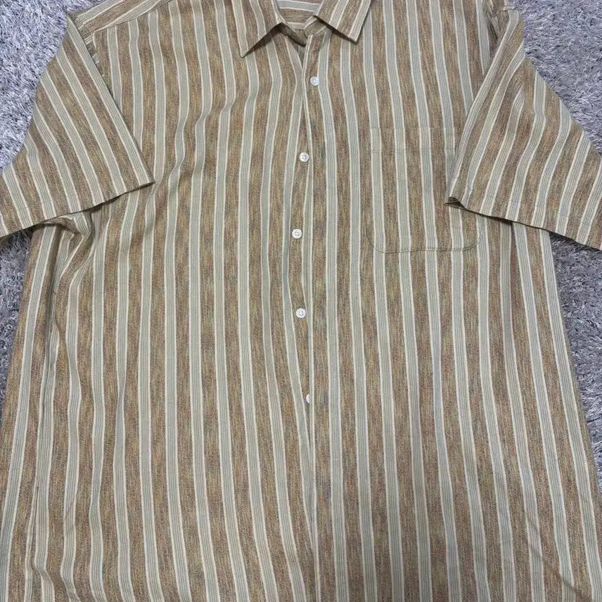 [BUNJANG] KOSIGI Striped Button-Up Shirt / 일본판KOSIGI 셔츠 사이즈 105-110