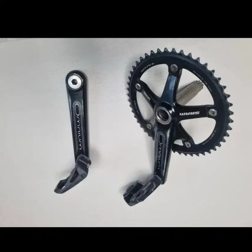 [BUNJANG] Omnium Crankset with Looke Pedals / 옴니움 크랭크셋 + (룩) 클릿페달 급처