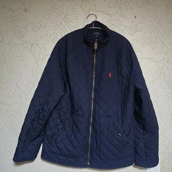 [BUNJANG] Polo Ralph Lauren Navy Quilted Jacket 100 / 폴로 랄프로렌 퀼팅 자켓 네이비 100