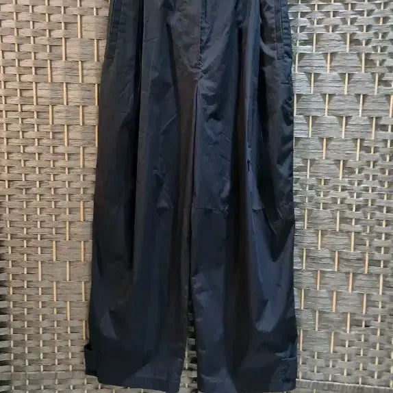[BUNJANG] Time (Time Homme) Black Wide Pants / 한섬 타임 블랙 와이드 팬츠