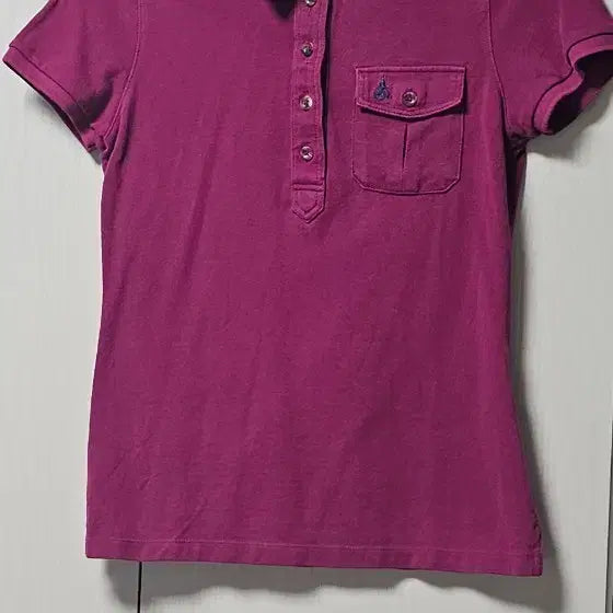 [BUNJANG] Beanpole Women's Short Sleeve Polo Shirt Purple / 빈폴 여성 반팔 카라티 자주색