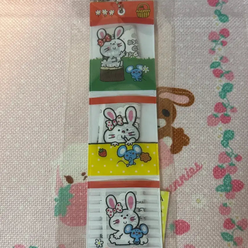 [BUNJANG] Sanrio Bunny & Matti Pocket Keyring / 산리오 버니 앤 매티 포켓 키링