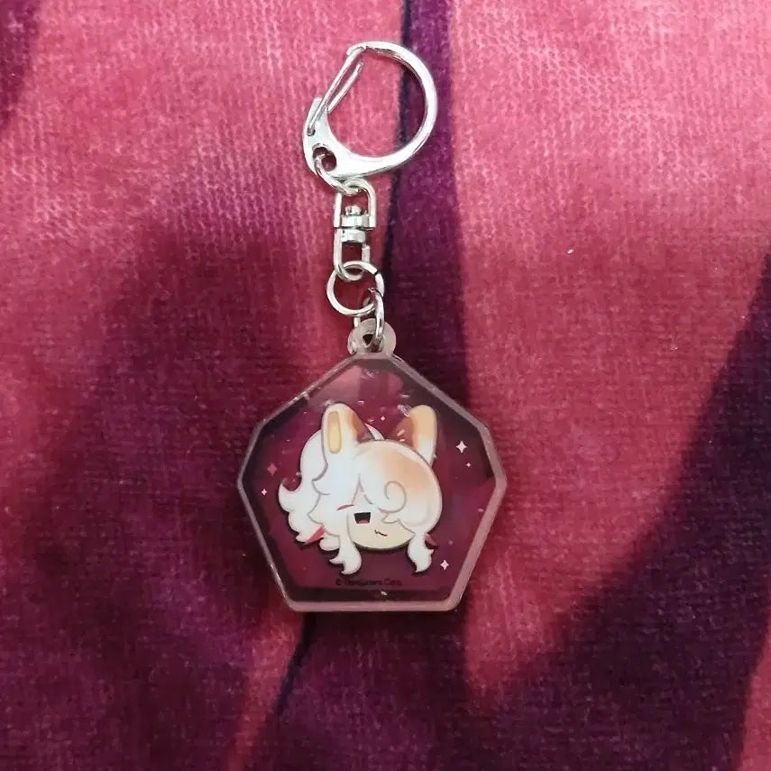 [BUNJANG] Cookie Run Kingdom Mango Cookie Soul Stone Keyring / 쿠키런킹덤 만쥬맛 쿠키 영혼석키링