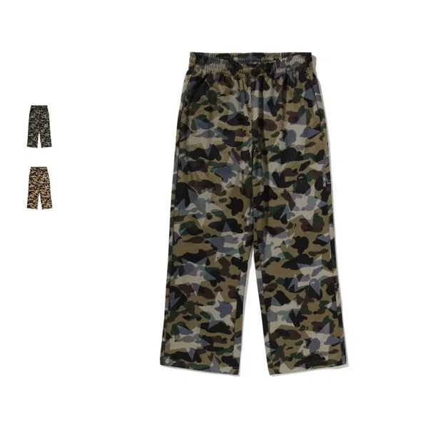 [BUNJANG] BAPE Star Overprint First Camo Mesh Sweatpants / 베이프 스타 오버프린트 퍼스트 카모 메쉬 스웨트팬츠