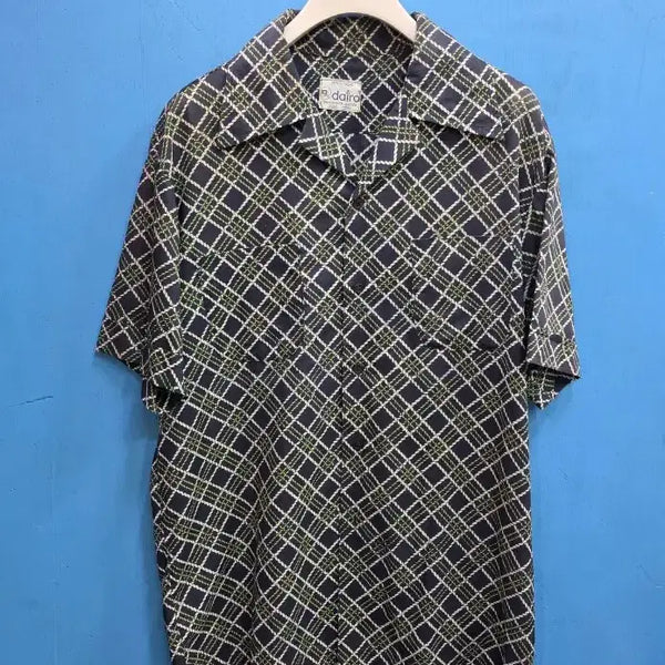 [BUNJANG] Dairo 1980s Cho Sun Hotel Arcade Archive Retro Pattern Resort Mood Button-Up Shirt / 희귀템~80s 조선호텔 아케이드 아카이브 셔츠
