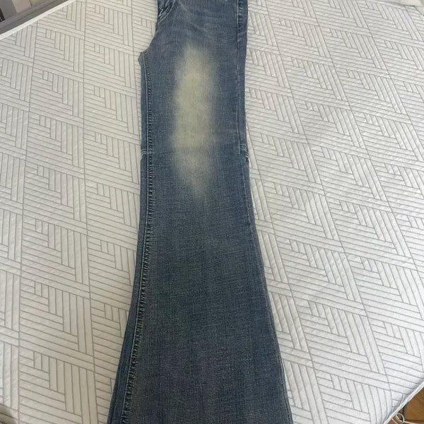 [BUNJANG] Vintage Wash Bootcut Denim Pants / 청바지 부츠컷 데님 바지