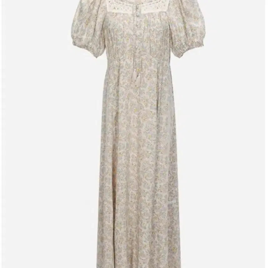 [BUNJANG] Thursday Island Square Neck Pattern Dress M / 써스데이 아일랜드 원피스 스퀘어 네크라인 패턴 원피스 M (주말 동안 1만원 할인)