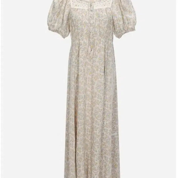 [BUNJANG] Thursday Island Square Neck Pattern Dress M / 써스데이 아일랜드 원피스 스퀘어 네크라인 패턴 원피스 M (주말 동안 1만원 할인)