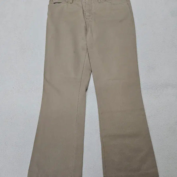 [BUNJANG] Polo Ralph Lauren Beige Cotton Bootcut Pants / 폴로 랄프로렌 베이지 부츠컷 코튼 팬츠 급처
