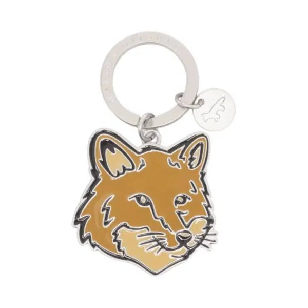 [BUNJANG] Maison Kitsuné Fox Head Keyring Chino Beige / 메종키츠네 폭스 헤드 키링 치노베이지