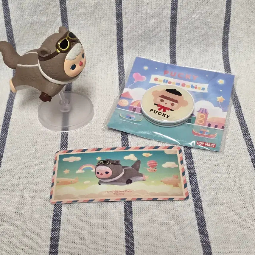 [BUNJANG] Pop Mart Pooky Flying Baby Figure & Grip Tok Set / [세트] 팝마트 푸키 플라잉베이비 피규어 와 그립톡