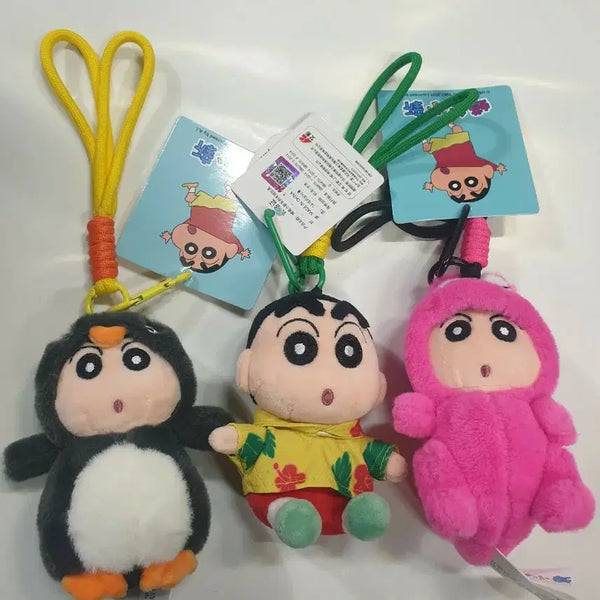 [BUNJANG] Crayon Shin-chan Penguin Waniyama Keyring Bundle Set / 짱구 펭귄 와니야마 인형 키링 일괄 (8/16까지만)
