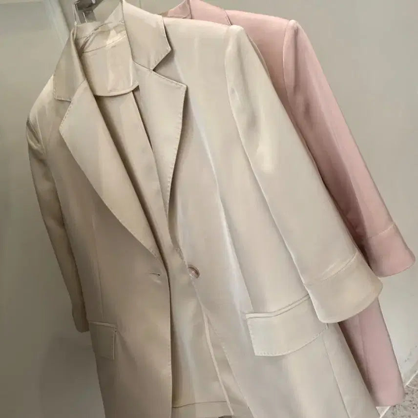 [BUNJANG] Max Silky Jacket Beige / [새상품] 막스 실키 자켓 베이지 수입의류
