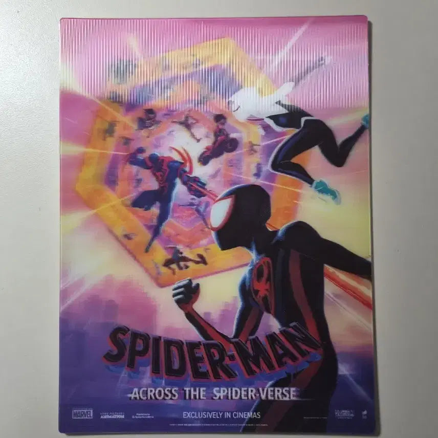 [BUNJANG] Spider-Man: Across the Spider-Verse 3D Lenticular Card / 스파이더맨 어크로스 더 유니버스 3d 렌티큘러 카드