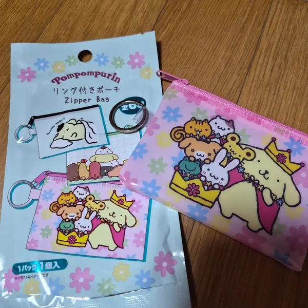 [BUNJANG] Pompompurin 30th Anniversary Pouch with Strap / 일본 폼폼푸린 30주년 파우치