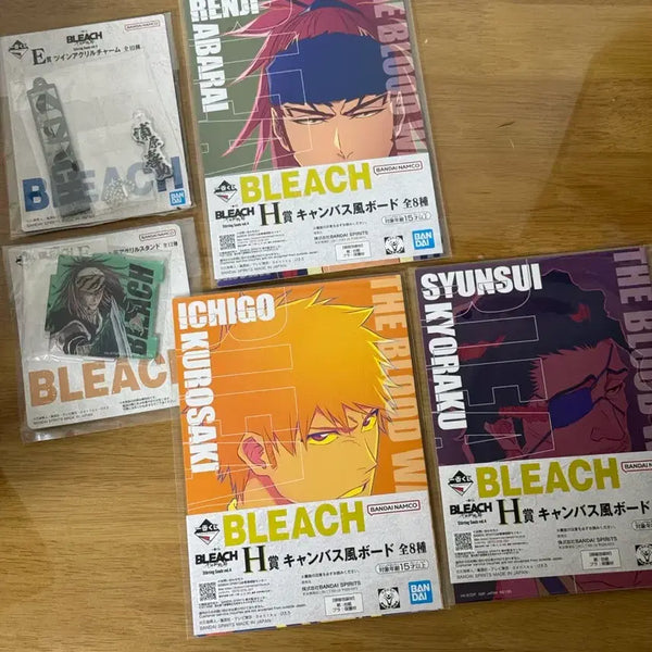 [BUNJANG] Bleach Ichiban Kuji Canvas Board & Acrylic Charm Set (Sealed) / 미개봉 블리치 이치방쿠지 제일복권 캔버스 보드 아크릴 참 세트