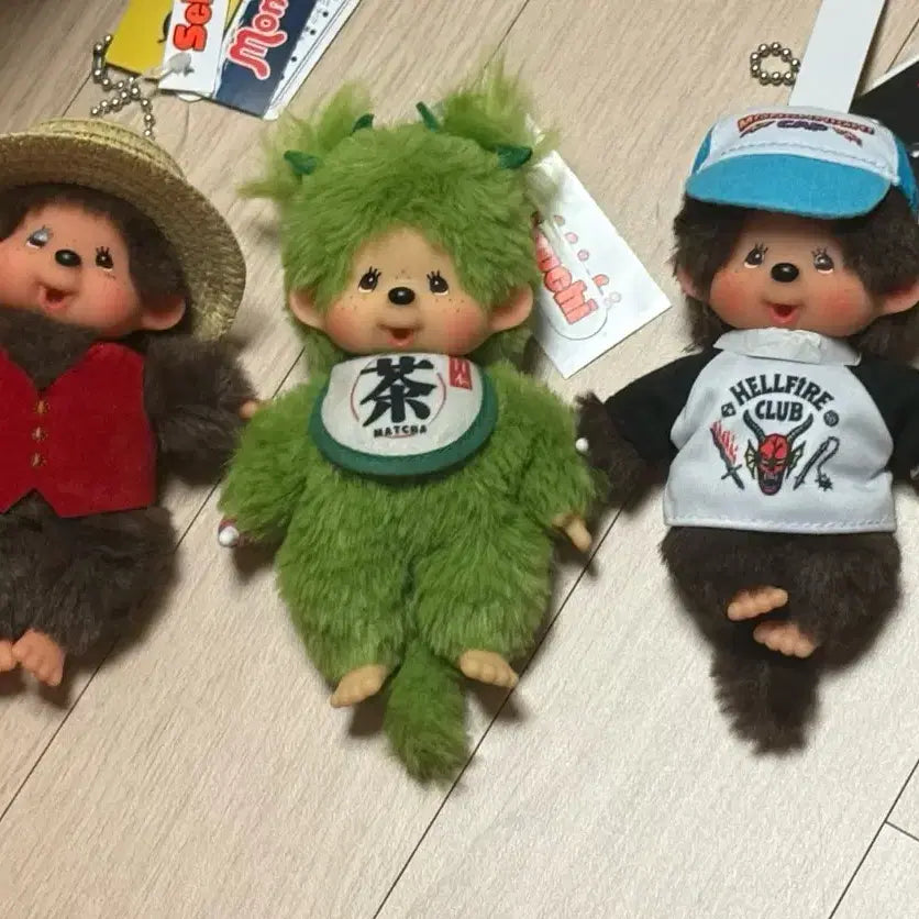 [BUNJANG] Monchhichi Keychain Set / 몬치치 키링