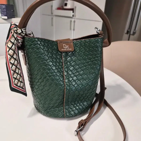 [BUNJANG] Woven Bucket Bag / 위빙 버킷백