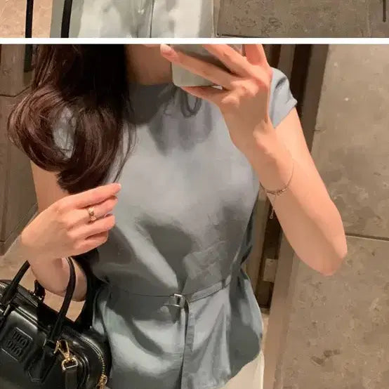 [BUNJANG] Aisel Lu Belt Blouse / 아일 aisel 루 벨트 블라우스  새상품 판매합니다