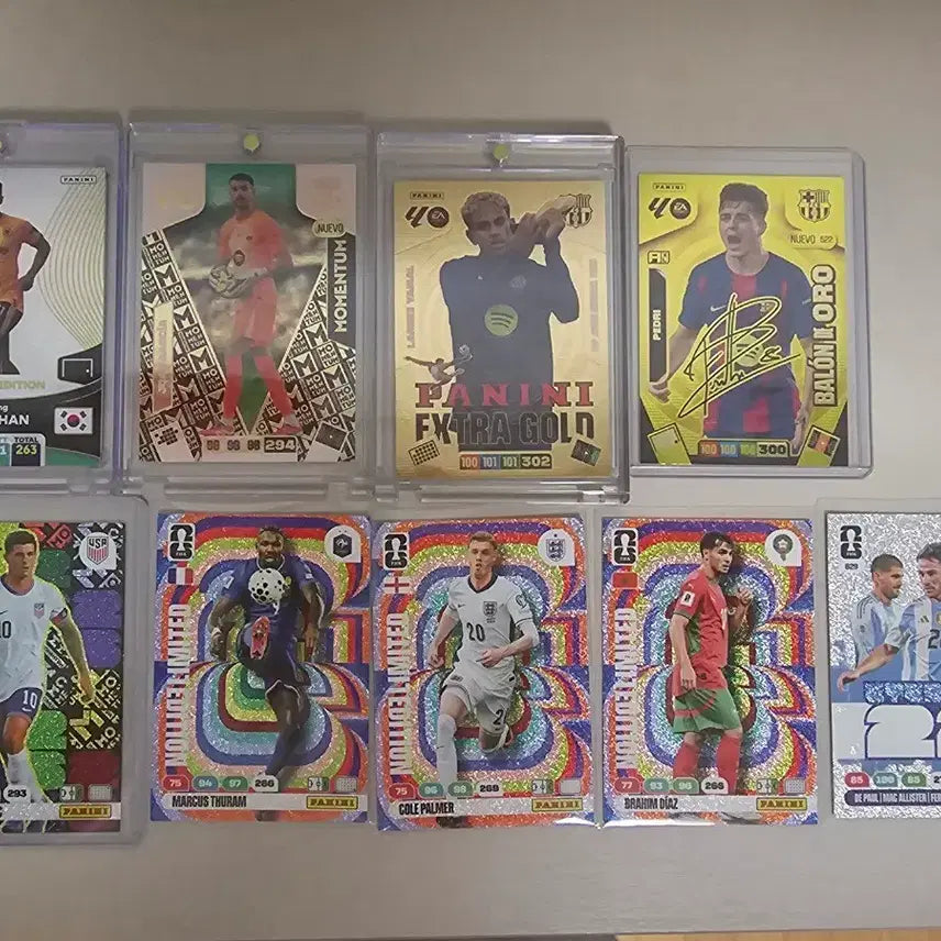 [BUNJANG] Football Trading Cards - Limited Edition, Momentum, Panini, Ballon d'Or / 축구카드 판매 교환