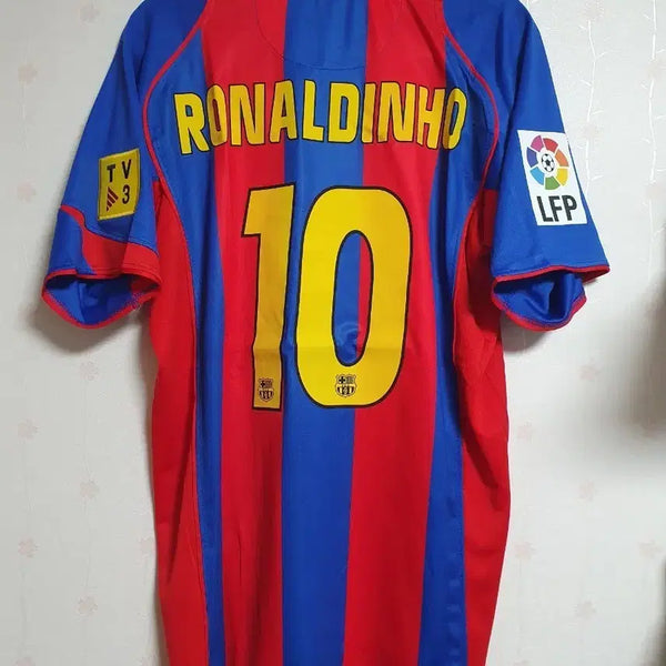 [BUNJANG] Barcelona 04/05 Ronaldinho La Liga Jersey XL / 바르셀로나 04/05 호나우지뉴 라리가 유니폼
