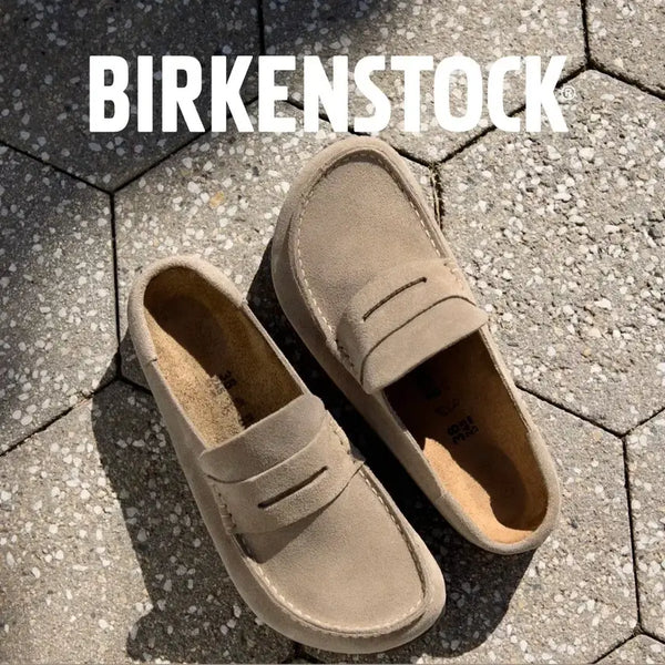 [BUNJANG] Birkenstock Naples Wrapped Taupe Regular 41 Penny Loafer Mules / [박스풀, 1회 착용]버켄스탁 네이플스 랩드 타우페 레귤러 41, 265 페니로퍼 뮬