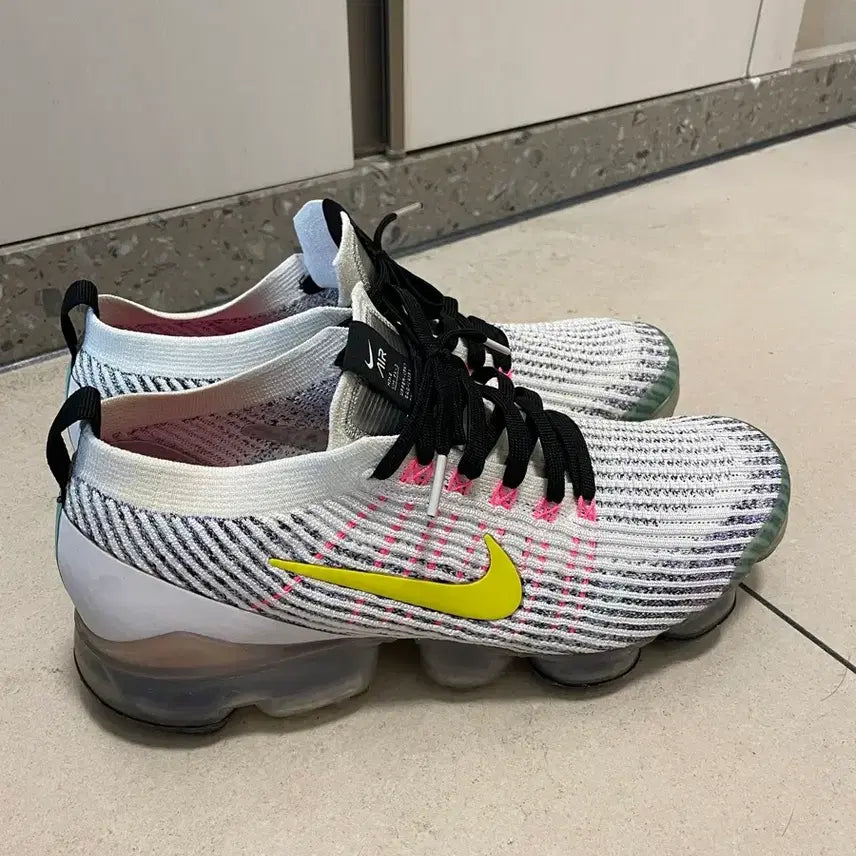 [BUNJANG] Nike Air VaporMax Flyknit 3 White Yellow AJ6900-103 / 나이키 에어맥스 베이퍼맥스 플라이니트3 화이트옐로우 AJ6900-103