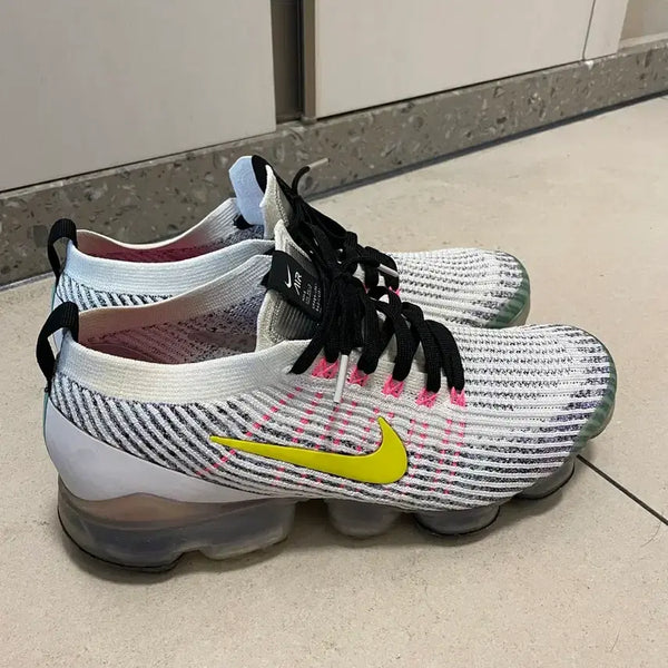 [BUNJANG] Nike Air VaporMax Flyknit 3 White Yellow AJ6900-103 / 나이키 에어맥스 베이퍼맥스 플라이니트3 화이트옐로우 AJ6900-103