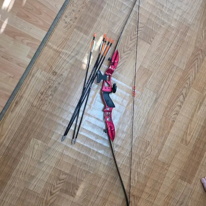 [BUNJANG] JUNXING Recurve Bow Set with 5 Arrows / JUNXING 리커브 활 + 화살 5발 판매