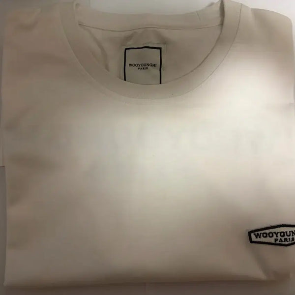 [BUNJANG] WooYoungMi Short Sleeve T-Shirt White / (새상품)우영미 반팔 티셔츠 화이트