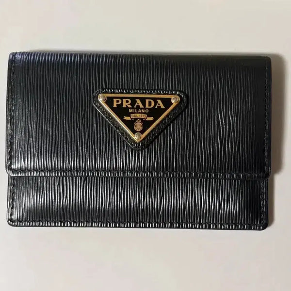 [BUNJANG] Prada Leather Card Holder Wallet / 급처)프라다 카드지갑 지갑 양도 가죽 카드홀더 명품지갑