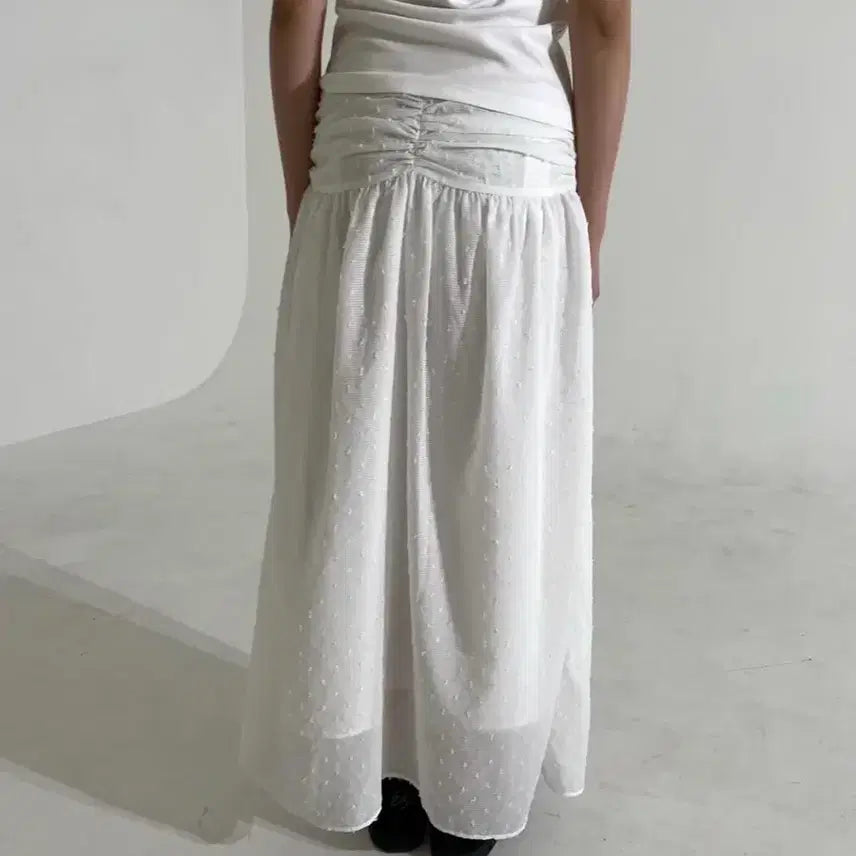 [BUNJANG] WSC Archive Center Drape Maxi Skirt / Wsc archive center drape maxi skirt 센터 드레이프 맥시 스커트 더블에스씨